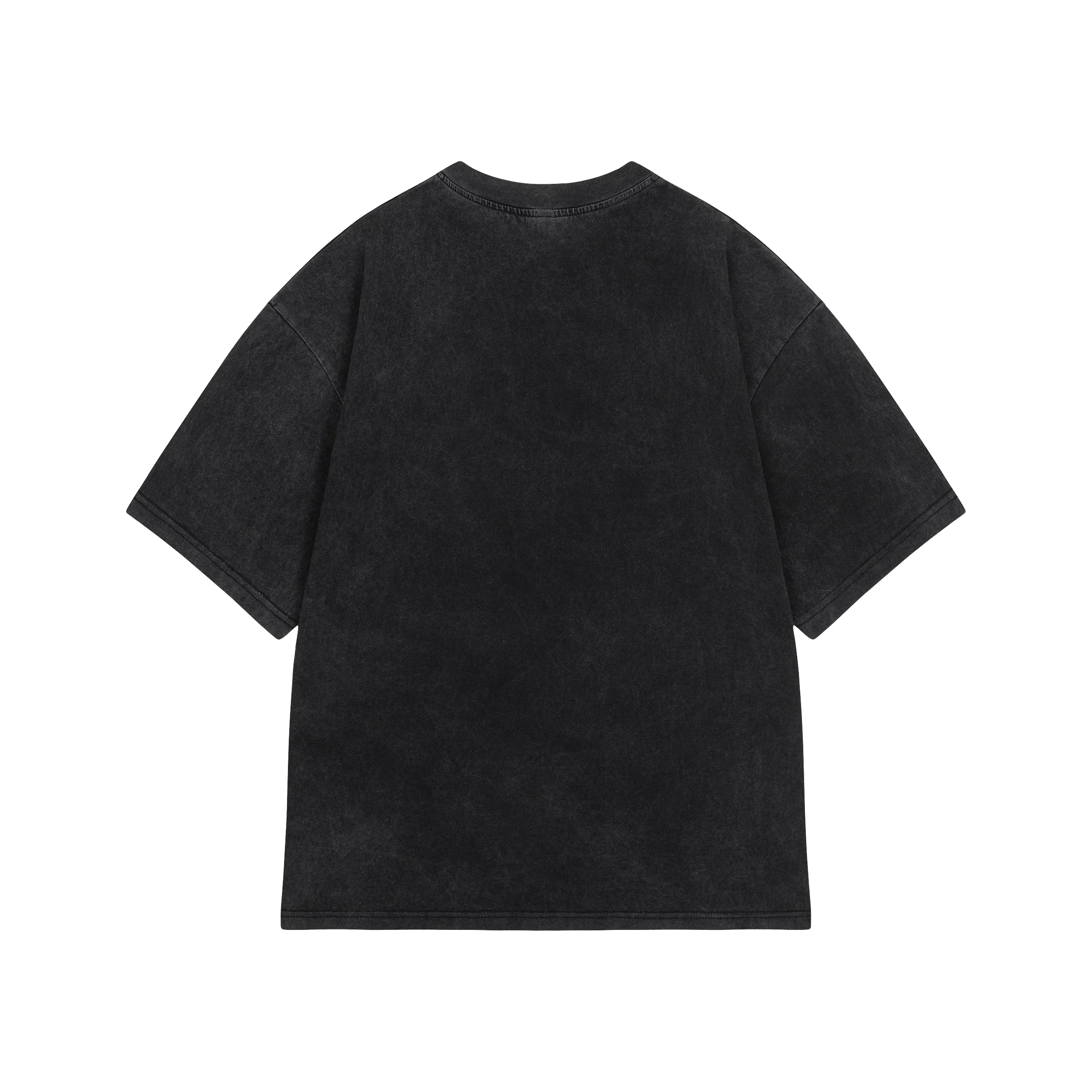 Graphite Washed Boxy Tribal T-shirt - Image 5