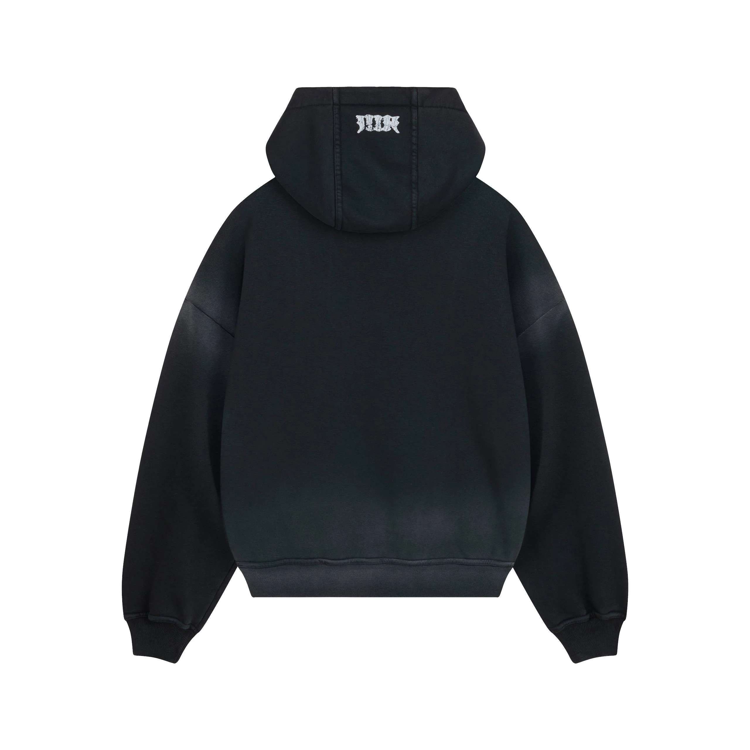 Washed Series Black Hoodie - Image 7
