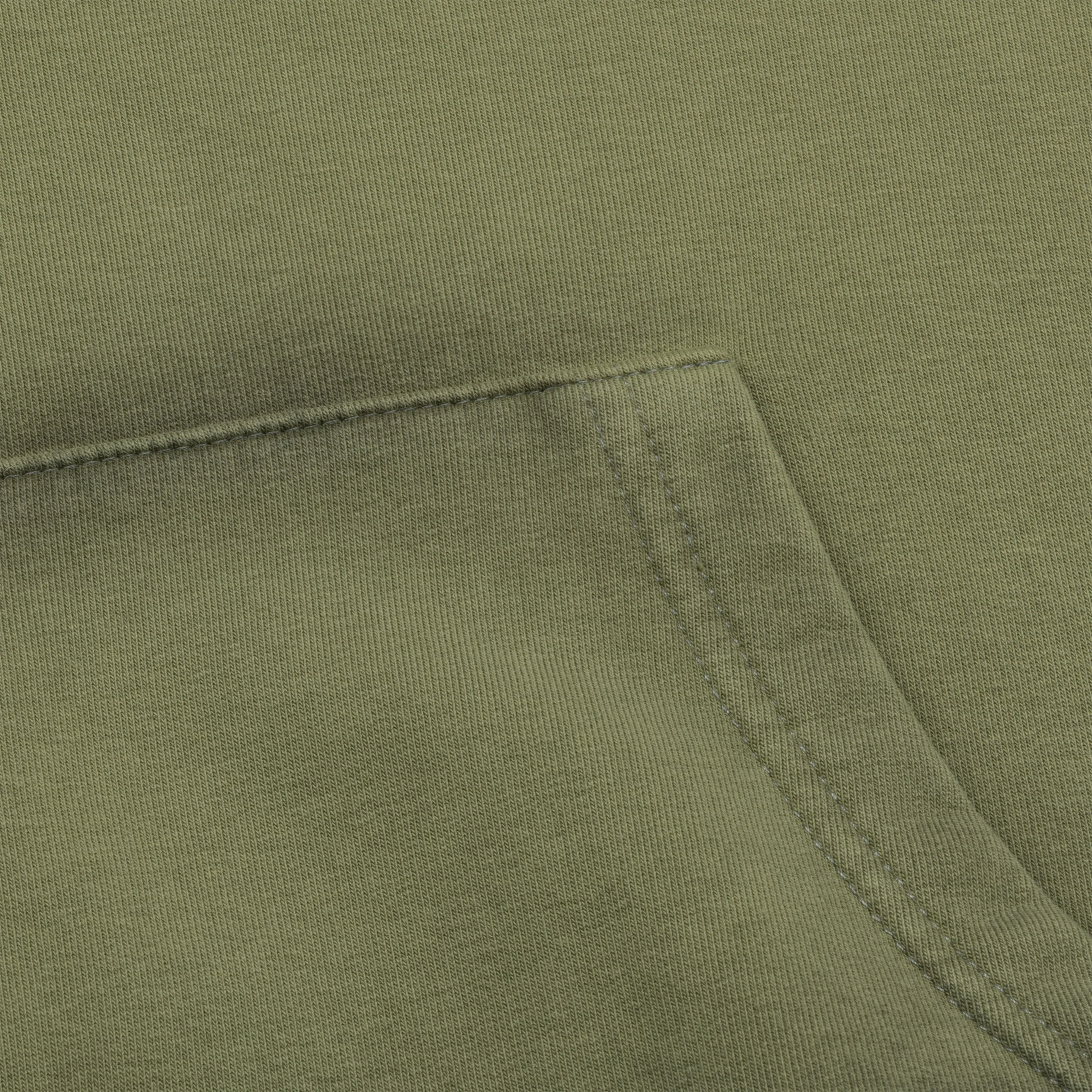 Washed Series Olive Green Hoodie - Image 3